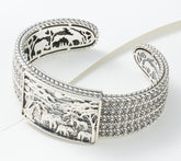 JAI Sterling Silver Master Artisan Tablet Cuff, 8-1/4"